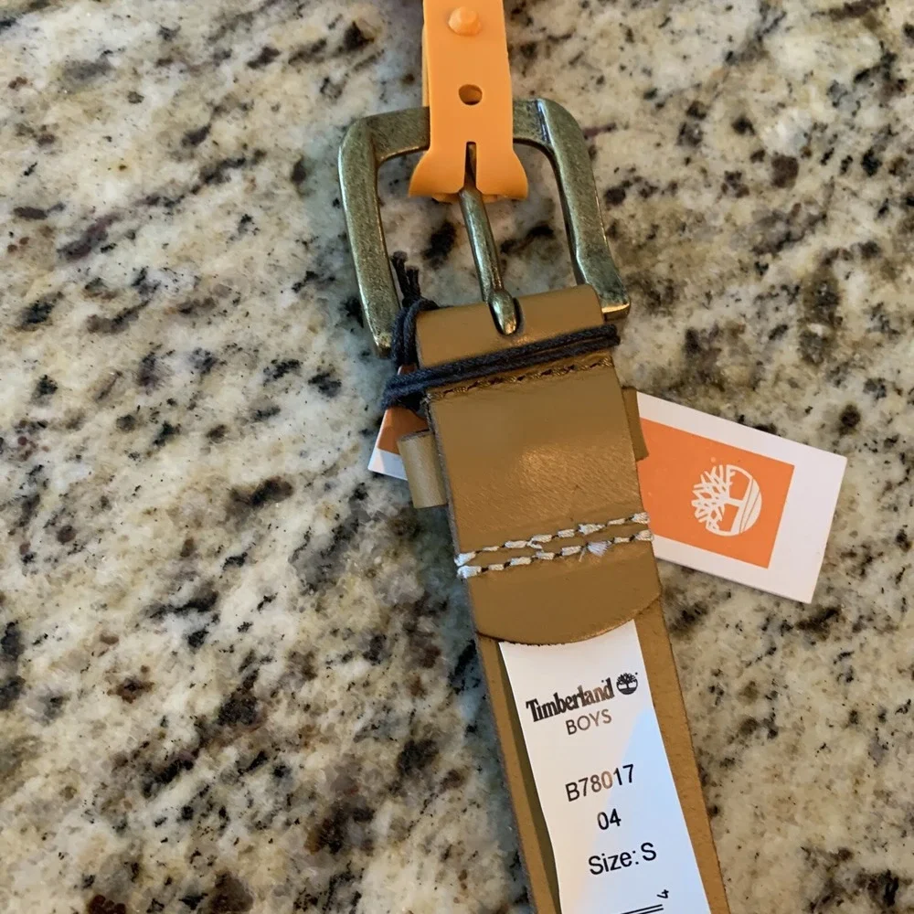Timberland‎ Boys Belt Size Small NWT Brown Genuine Leather Belt Size 22